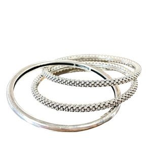 Lagos Sterling Bangle Trio